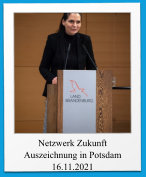 Netzwerk Zukunft Auszeichnung in Potsdam 16.11.2021
