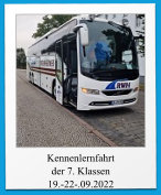 Kennenlernfahrt der 7. Klassen 19.-22-.09.2022