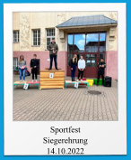 Sportfest Siegerehrung 14.10.2022