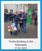 Verabschiedung in den Ruhestand 27.01.2023