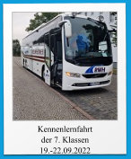 Kennenlernfahrt der 7. Klassen 19.-22.09.2022