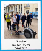 Sportfest mal (wo) anders 26.09.2022