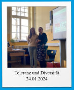 Toleranz und Diversität 24.01.2024
