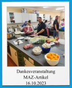Dankesveranstaltung MAZ-Artikel 16.10.2023