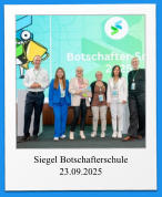 Siegel Botschafterschule 23.09.2025