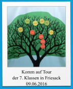 Komm auf Tour der 7. Klassen in Friesack 09.06.2016