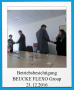 Betriebsbesichtigung BEUCKE FLEXO Group 21.12.2016