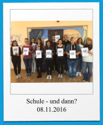 Schule - und dann? 08.11.2016