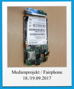 Medienprojekt / Fairphone 18./19.09.2017