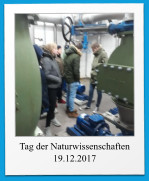 Tag der Naturwissenschaften 19.12.2017