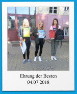 Ehrung der Besten 04.07.2018