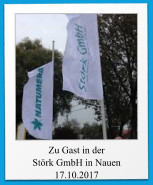 Zu Gast in der Störk GmbH in Nauen 17.10.2017