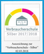 Auszeichnung zur “Verbraucherschule - Silber” 02.03.2018