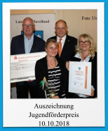 Auszeichnung Jugendförderpreis 10.10.2018