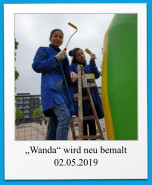 „Wanda“ wird neu bemalt 02.05.2019