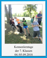 Kennenlerntage der 7. Klassen 04./05.09.2018