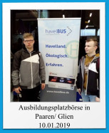 Ausbildungsplatzbörse in Paaren/ Glien 10.01.2019