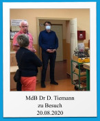 MdB Dr D. Tiemann zu Besuch  20.08.2020