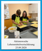 Aktionswoche Lebensmittelwertschätzung 25.09.2020