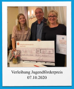 Verleihung Jugendförderpreis 07.10.2020