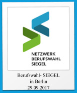 Berufswahl- SIEGEL in Berlin 29.09.2017