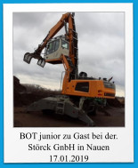 BOT junior zu Gast bei der. Störck GnbH in Nauen 17.01.2019
