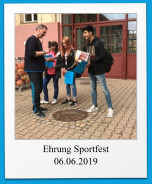 Ehrung Sportfest 06.06.2019