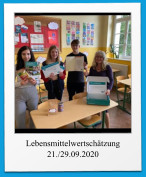 Lebensmittelwertschätzung 21./29.09.2020